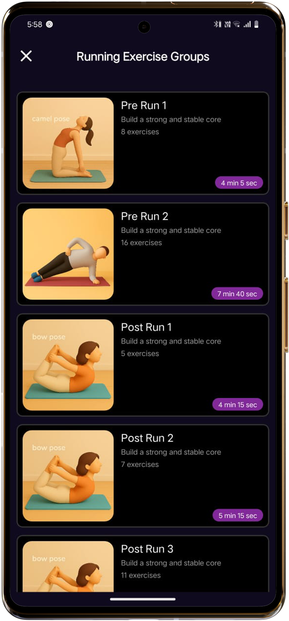 Yoga Daily App Screenshot 2