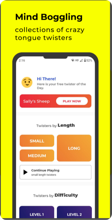 Tongue Twisters Screenshot 1